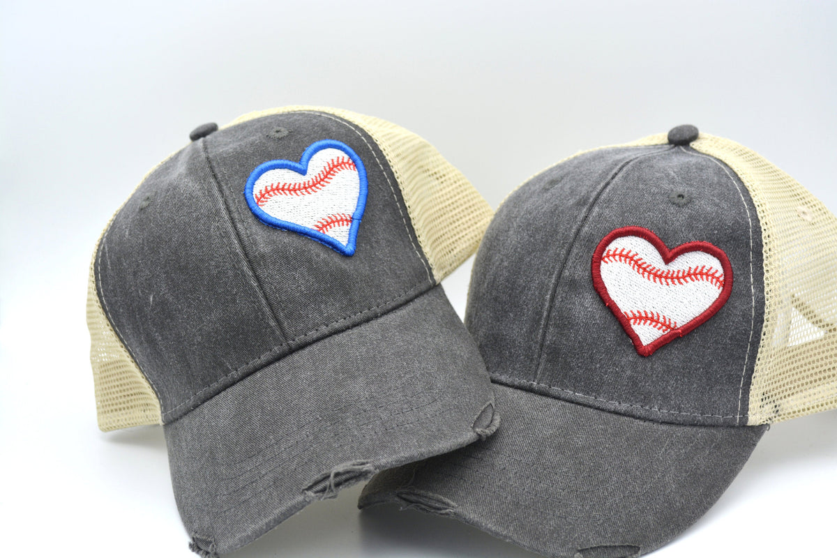 Love Heart Baseball Sport Hats