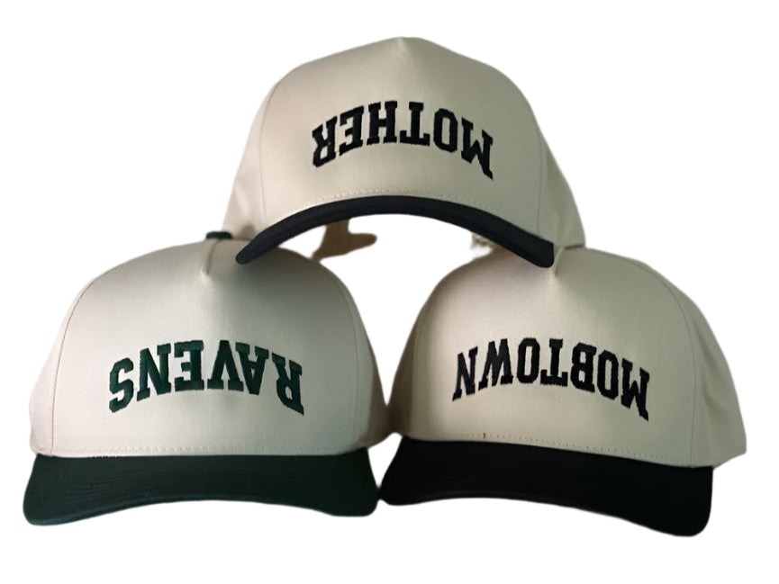 personalized two tone hat