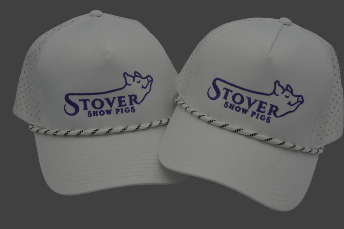 performance hat with rope 5 panel golf