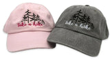 Take a Hike with Pine Trees Embroidered Hat