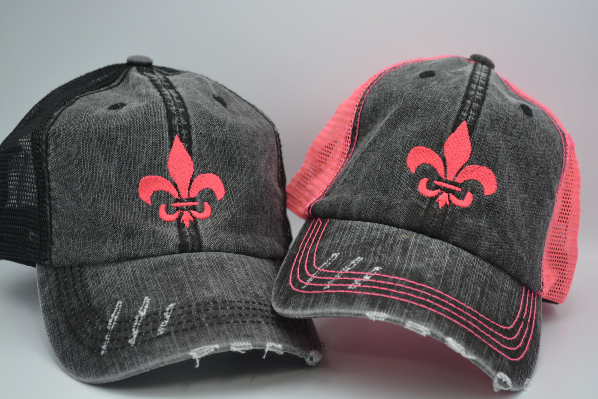 Fleur De Lis Trucker Hat