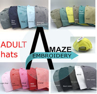 PERSONALIZED NAME BASEBALL HAT