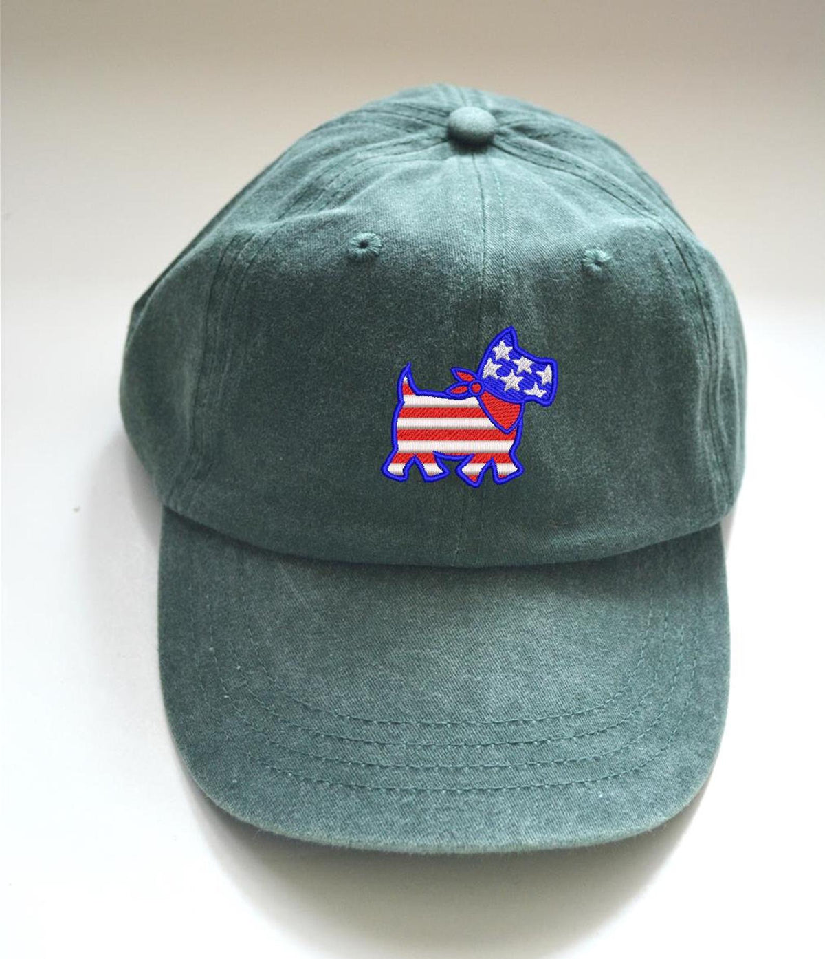US Flag Yorkie Dog Hat