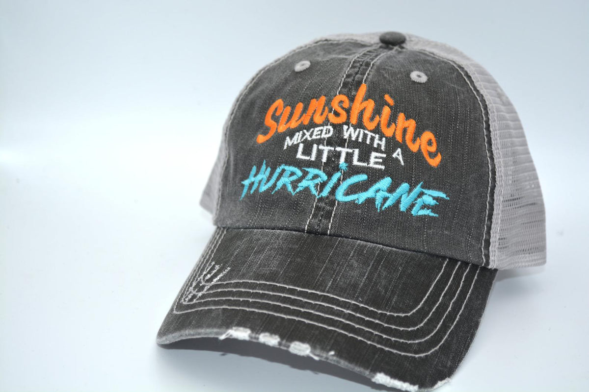 Sunshine Mixed with a Little Hurricane Trucker Hat