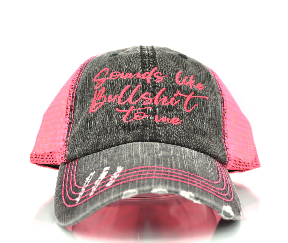 Sounds Like Bullshit To Me Trucker Hat